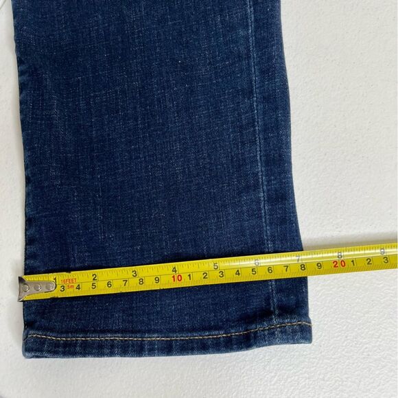 Lucky Brand Sweet Crop Blue Denim Medium Wash Jeans Classic 5 Pocket Women 10/30 - Picture 12 of 13